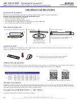 Предварительный просмотр 2 страницы LED World HH-S2835 120-24V-C Series Quick Start Manual