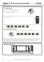 Preview for 2 page of LED World HUEDA H-R009PD Quick User Manual