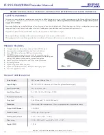 Предварительный просмотр 1 страницы LED World LT-995 DMX/RDM Manual