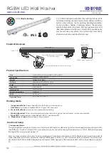 Предварительный просмотр 1 страницы LED World LWW-5A/B-48P-DMX Quick Start Manual