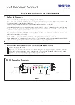 LED World T3-5A Manual предпросмотр