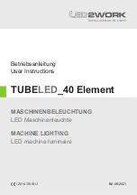 Предварительный просмотр 1 страницы LED2WORK 119010-02 User Instructions