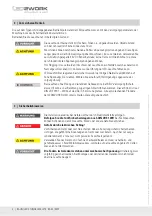 Preview for 4 page of LED2WORK 120700-01 Operating Instructions Manual