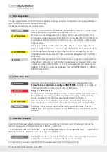 Preview for 10 page of LED2WORK 120700-01 Operating Instructions Manual