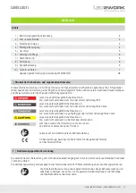 Preview for 3 page of LED2WORK 120810-11 Operating Instructions Manual