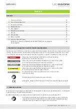 Preview for 13 page of LED2WORK 120810-11 Operating Instructions Manual