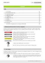 Preview for 23 page of LED2WORK 120810-11 Operating Instructions Manual