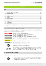 Preview for 3 page of LED2WORK 121012-02 Operating Instructions Manual