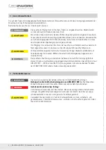 Preview for 4 page of LED2WORK 121012-02 Operating Instructions Manual