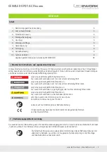 Preview for 3 page of LED2WORK 121012-11 Operating Instructions Manual