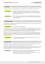 Preview for 5 page of LED2WORK 121012-11 Operating Instructions Manual