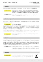 Preview for 17 page of LED2WORK 121012-11 Operating Instructions Manual