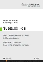 LED2WORK TUBELED_40 II Operating Manual предпросмотр