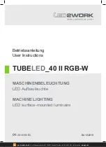 Предварительный просмотр 17 страницы LED2WORK TUBELED_40 II Operating Manual