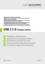 Предварительный просмотр 1 страницы LED2WORK UNILED II Operating Instructions Manual