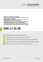 LED2WORK UNILED SL DC Operating Instructions Manual preview