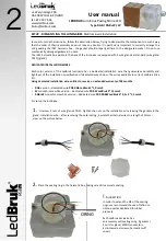 Preview for 2 page of LedBruk Luminous Paving Stone LED User Manual