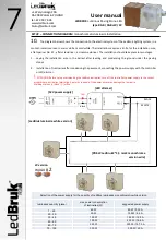 Preview for 7 page of LedBruk Luminous Paving Stone LED User Manual