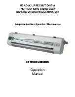 Ledco 44" Pouch Operation Manual preview