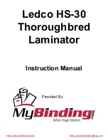 Preview for 1 page of Ledco HS-30 Instruction Manual