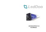 LEDDOO LED SQUARE BAR 144 User Manual preview