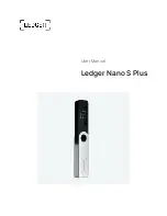 Ledger Nano S Plus User Manual предпросмотр