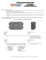 Preview for 3 page of LedGlow LU-S01 Installation Instructions