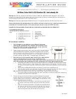 LedGlow Million Color SMD LED Slimline RV Installation Manual preview