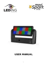 Предварительный просмотр 1 страницы Leding moviSpark Strobe User Manual