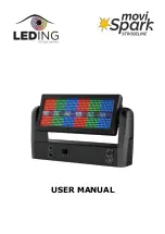 Leding moviSpark StrobeLine User Manual предпросмотр