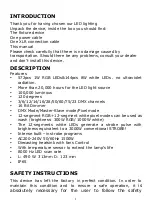 Preview for 2 page of Leding moviSpark StrobeLine User Manual