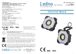 Предварительный просмотр 3 страницы Ledino 11140104001024 Instruction Manual