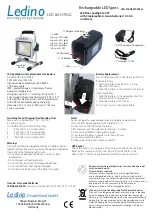 Preview for 2 page of Ledino LED-FLAH2010W-Set Quick Start Manual