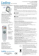 Предварительный просмотр 1 страницы Ledino LED-FLG50TW Manual