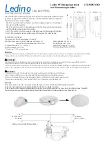 Предварительный просмотр 1 страницы Ledino LED-MWS16360 Quick Start Manual