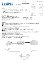 Предварительный просмотр 3 страницы Ledino LED-MWS16360 Quick Start Manual