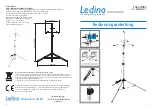 Предварительный просмотр 1 страницы Ledino Tripod XXL Instruction Manual