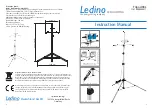 Предварительный просмотр 3 страницы Ledino Tripod XXL Instruction Manual