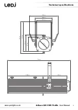 Предварительный просмотр 4 страницы Ledj Artisan 1200 WW Profile User Manual