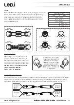 Предварительный просмотр 13 страницы Ledj Artisan 1200 WW Profile User Manual