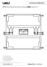 Предварительный просмотр 4 страницы Ledj Display Floor User Manual