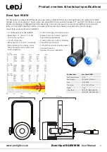 Предварительный просмотр 3 страницы Ledj DP36042 User Manual