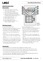 Предварительный просмотр 9 страницы Ledj DP36042 User Manual