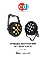 Ledj INTENSE 12D4 CW User Manual preview