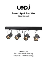 Предварительный просмотр 1 страницы Ledj LEDJ235 User Manual