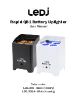 Предварительный просмотр 1 страницы Ledj LEDJ350 User Manual