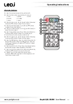 Предварительный просмотр 12 страницы Ledj LEDJ351 User Manual