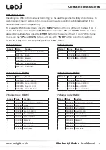 Preview for 5 page of Ledj LEDJ58 User Manual