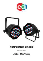 Ledj PERFORMER 36 RGB User Manual предпросмотр