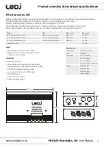 Предварительный просмотр 3 страницы Ledj PRO LED Starcloths CW Series User Manual